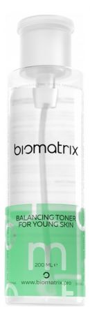 Biomatrix Тоник Balancing Toner For Young Skin Балансирующий для Молодой Кожи, 200 мл