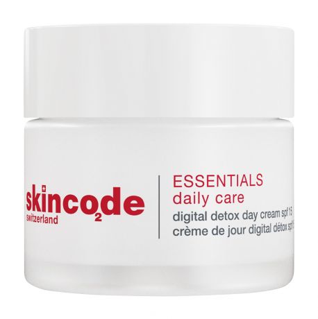 Skincode Крем Essentials Daily Care Digital Detox Day Cream Дневной Spf 15 Цифровой Детокс, 50 мл
