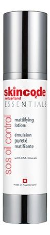 Skincode Лосьон Essentials S.0.S Oil Control Mattifying Lotion Матирующий для Жирной Кожи, 50 мл