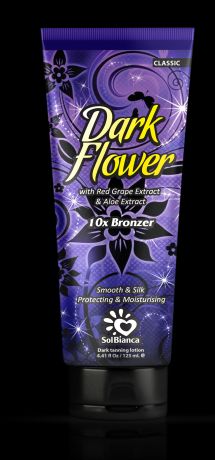 SolBianca Крем Dark Flower для Загара в Солярии с Экстрактами Винограда, Алоэ и Бронзаторами, 125 мл