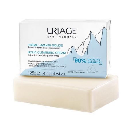 Uriage Крем-Мыло Creme Lavante Solide Очищающее Питательное, 125г