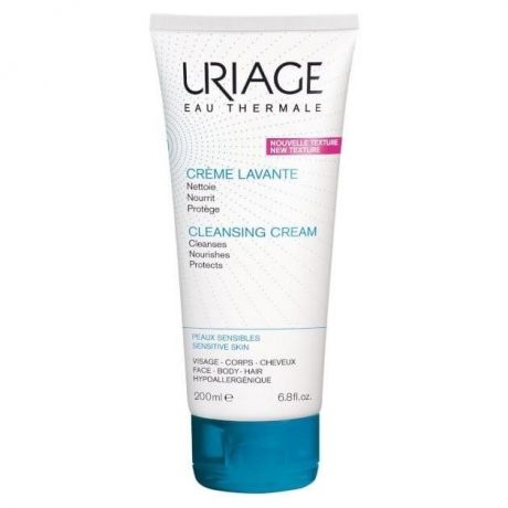 Uriage Крем Cleansing Cream Очищающий Пенящийся Флакон-Помпа, 200 мл