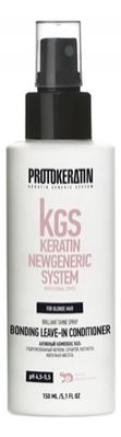 Protokeratin Бондинг-Кондиционер KGS Keratin Newgeneric System Brilliant Shine Bonding Leave-in Conditioner Несмываемый для Волос с Термозащитой, 150 мл