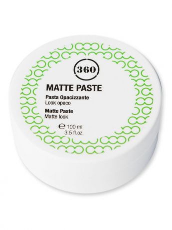 360 Hair Professional Паста Matte Paste Матовая для Укладки Волос, 100 мл