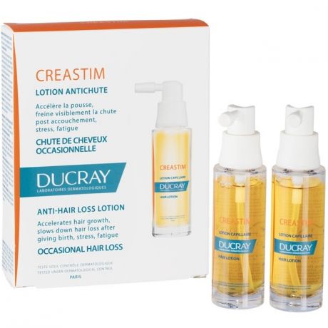 Ducray Лосьон Creastim Lotion Antichute против Выпадения Волос, 2*30 мл