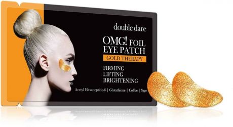Double Dare OMG Патчи Foil Eye Patch Gold Therapy для Зоны вокруг Глаз Золото, 2 шт
