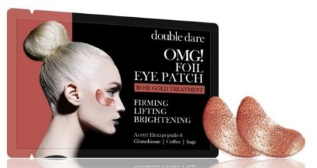 Double Dare OMG Патчи Foil Eye Patch Rose Gold Therapy для Зоны вокруг Глаз Розовое Золото, 2 шт