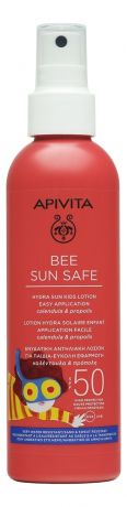 Apivita Спрей Bee Sun Safe Hydra Sun Kids Lotion SPF50 Солнцезащитный Увлажняющий для Детей с Легким Нанесением SPF50, 200 мл