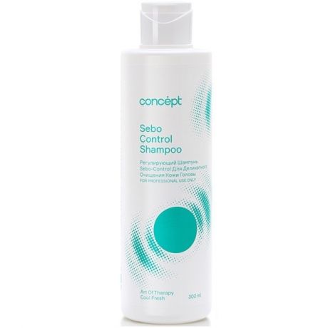 Concept Шампунь Sebo Control Shampoo Регулирующий для Деликатного Очищения Кожи Головы, 300 мл