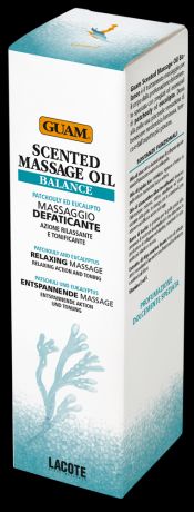 GUAM Аромамасло Massage Oil для Тела Массажное Баланс и Восстановление, 150 мл