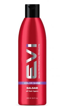 EVI Salon Professional Бальзам-Ополаскиватель Color Shine Интенсивный Уход для Окрашенных и Мелированных Волос, 250 мл