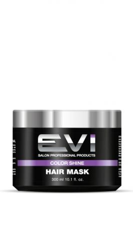 EVI Salon Professional Маска Color Shine Интенсивный Уход для Окрашенных и Мелированных Волос, 300 мл