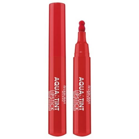 Deborah Milano Тинт Aqua Tint Lipstick для Губ тон 04 Красный, 2,5г
