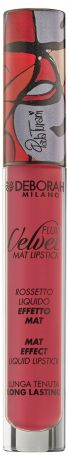 Deborah Milano Помада Fluid Velvet Mat Lipstick для Губ Матовая Жидкая тон 08 ltd Классический Лиловый, 4,5г