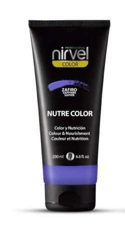 Nirvel Professional Гель-Маска Nutre Color Sapphire Питательная Цвет Кармин Сапфир, 200 мл