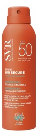 SVR Спрей-Вуаль Brume Sun Secure Mist Безопасное Солнце SPF 50, 200 мл
