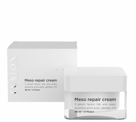 Fusion Meso Крем Meso-Repair Cream Ночной Восстанавливающий для Чувствительной и Раздраженной Кожи, 50 мл