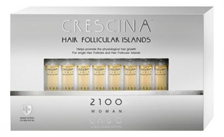 Crescina Лосьон Follicular Islands 2100 для Стимуляции Роста Волос для Женщин №40