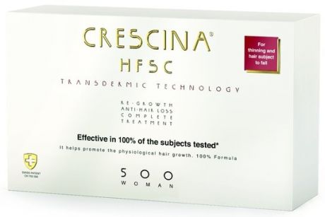 Crescina Комплекс Transdermic HFSC 500 для Мужчин 20+20, 40*3,5 мл