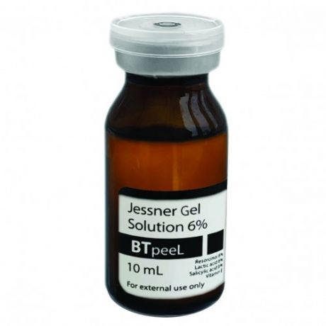 BTpeel Пилинг Solution Jessner Peel pH 2,1 Джесснера 6% Гелевый с Витамином Е pH 2,1, 10 мл