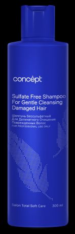 Concept Шампунь Soft Care Бессульфатный для Деликатного Очищения Поврежденных Волос, 300 мл