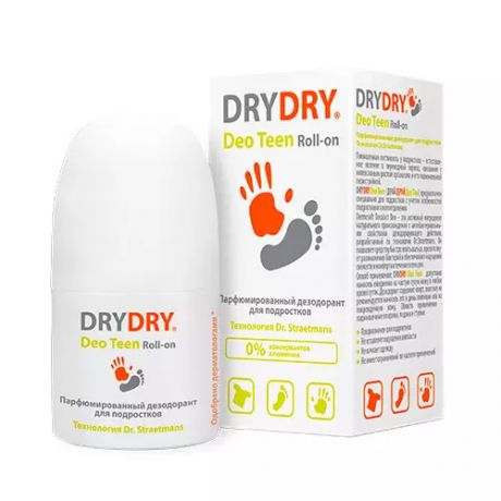 Dry Dry Дезодорант Део Тин для Подростков Роликовый, 50 мл