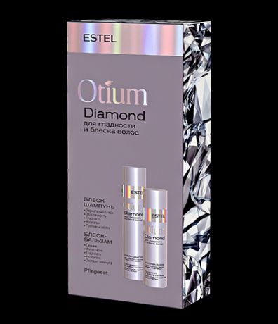 ESTEL Набор Otium Diamond для Гладкости и Блеска Волос, 250+200 мл