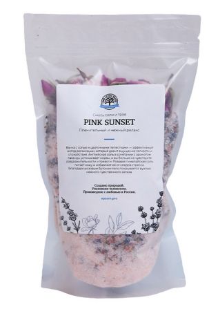 Salt of the Earth Шиммер Pink Sunset для Ванной, 400г