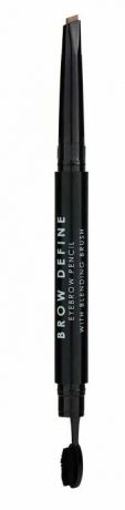 MUA Make Up Academy Карандаш Brow Define Eyebrow Pencil with Blending Brush  для Бровей с Кистью Оттенок Light Brown, 9г
