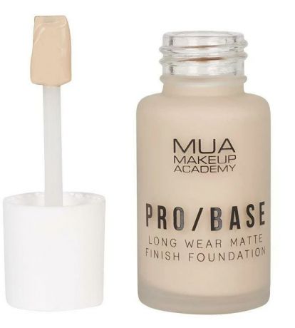 MUA Make Up Academy Крем Pro Base Long Wear Matte Finish Foundation Тональный Матирующий Оттенок 110, 30 мл