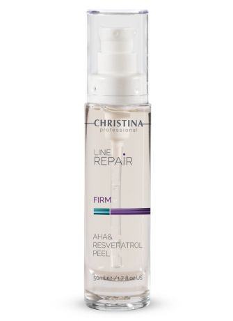 Christina Пилинг Line Repair Firm Aha & Resveratrol Peel Кислотный с Ресвератролом, 50 мл