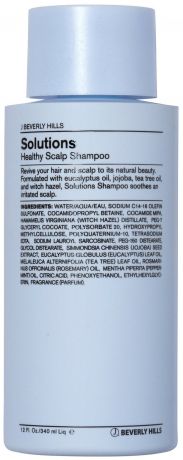J Beverly Hills Шампунь Solutions Shampoo Восстанавливающий для Проблемной Кожи Головы, 340 мл