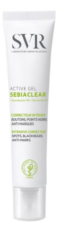 SVR Гель Sebiaclear Active Gel для Лица, 40 мл