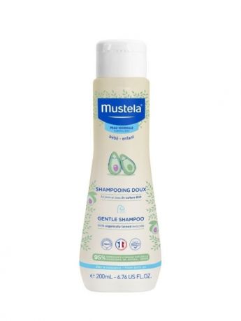 Mustela Шампунь Shampooing Bebe Мягкий для Детских Волос Бебе, 200 мл