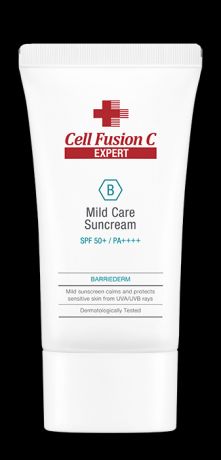 Cell Fusion C Крем Mild Care Suncream 100 SPF50+/ PA++++ Солнцезащитный с Церамидами, 50 мл