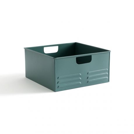 Ящик LaRedoute Ящик Для хранения из металла Hiba единый размер зеленый
