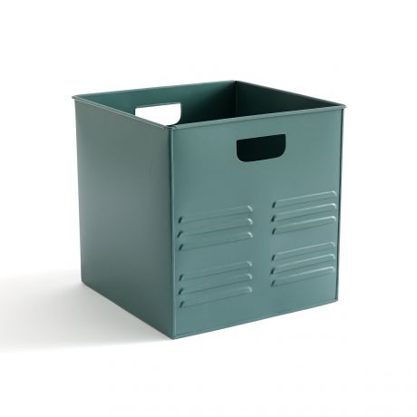 Ящик LaRedoute Ящик Для хранения из металла Hiba единый размер зеленый