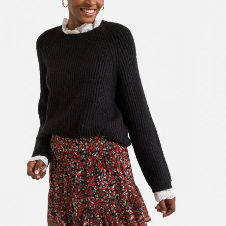Пуловер LaRedoute Пуловер С воротником-стойкой XS черный