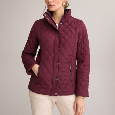 Куртка LaRedoute Куртка Стеганая короткая застежка на молнию для зимы 38 (FR) - 44 (RUS) розовый