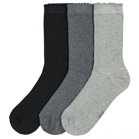 Комплект из трех пар носков LaRedoute Комплект из трех пар носков La Redoute 38/41 черный