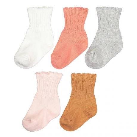 Комплект из пяти пар носков LaRedoute Комплект из пяти пар носков Из биохлопка 23/26 разноцветный