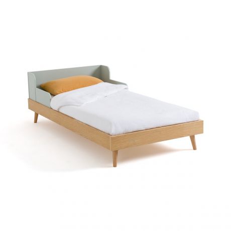 Кровать LaRedoute Кровать Детская с кроватным основанием Augusto 90 x 190 см каштановый