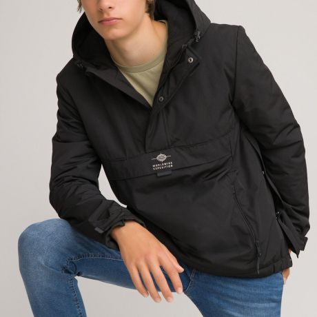 Куртка LaRedoute Куртка Спортивная с капюшоном 10-18 лет 12 лет -150 см черный
