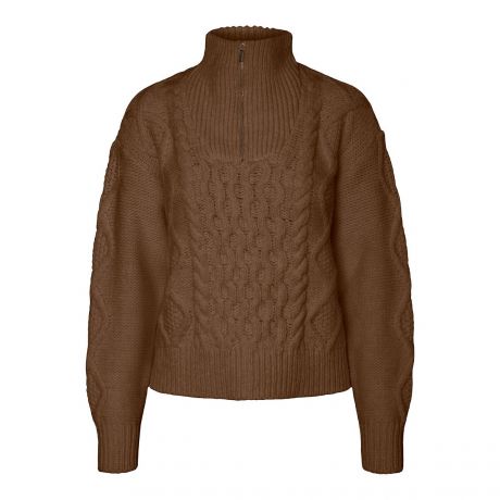 Пуловер LaRedoute Пуловер Широкий из плотного трикотажа XS каштановый