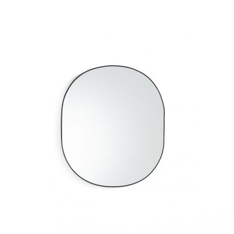 Зеркало LaRedoute Зеркало Овальное из латуни Uyova единый размер черный