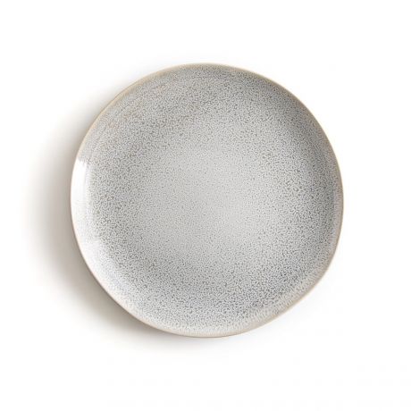 Комплект из 4 тарелок плоских LaRedoute Комплект из 4 тарелок плоских Из керамики Soul единый размер серый