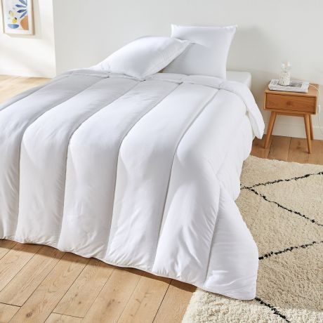 Комплект из микрофибры одеяло 1-сп LaRedoute Комплект из микрофибры одеяло 1-сп подушка 200 x 200 см белый