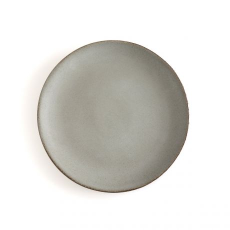 Комплект из 4 тарелок плоских LaRedoute Комплект из 4 тарелок плоских Из керамики Leiria единый размер серый