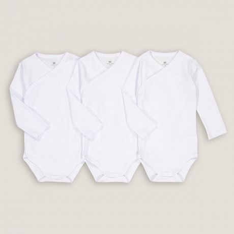 Комплект из 3 боди для LaRedoute Комплект из 3 боди для Новорожденных до 2 лет рожденные раньше срока - 45 см белый