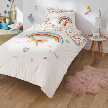 Пододеяльник LaRedoute Пододеяльник Из биохлопка Licorne 140 x 200 см другие